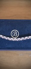 Beaverbrooks Tennis Bracelet In 925 Silver And Cubic zirconia Stones In Box