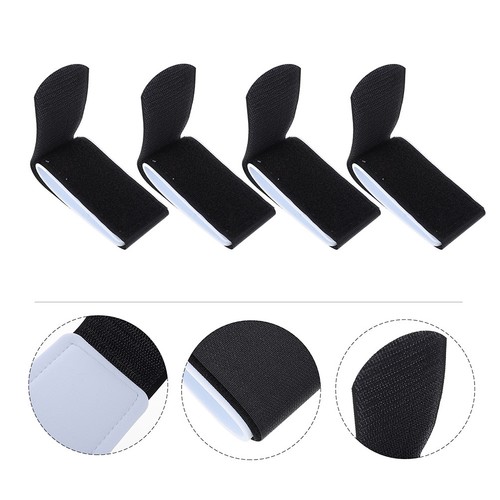 6pcs black nylon snowboard - black,