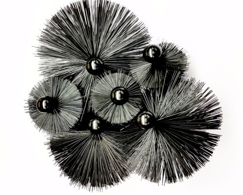 Chimney brush with - chimney, ball