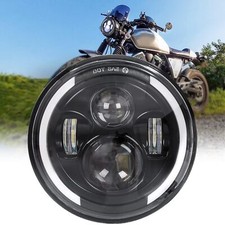 Black Motor LED Headlight