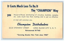 1952 Champion Distributors