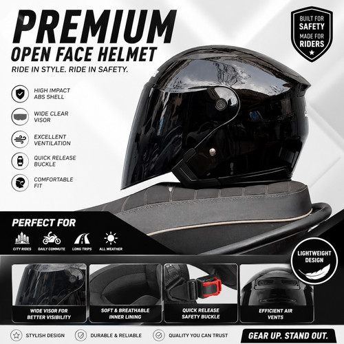 Motorcycle helmet double lens - helmet,