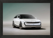 white skoda vision 7s concept