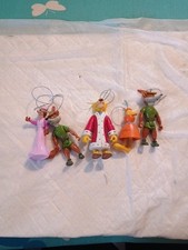 Disney Christmas tree Decorations Robin Hood 5 Figures One Of A Kind 