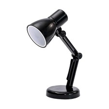 Led desk lamp white black - white,
