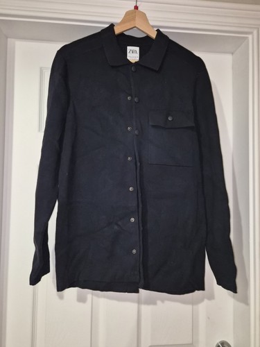 Mens zara shacket navy - navy,