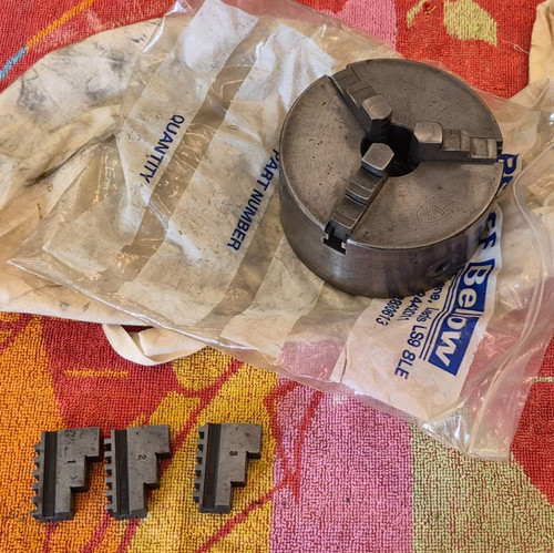 Myford burnerd jaw chuck - myford,