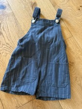 Baby Linen Dungarees