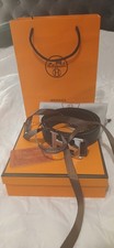 Hermès H Belt 110cm Black