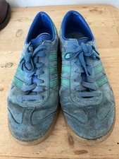 adidas hamburg Green/blue Trainers Uk 9