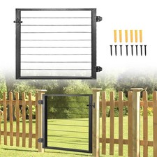 Cable Railing Gate For Wood