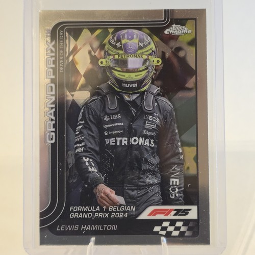 Lewis hamilton topps chrome - lewis,