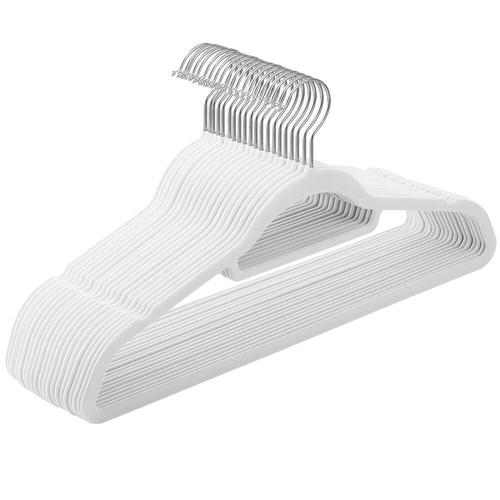 100x velvet coat hangers - velvet,