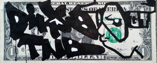 Diksa graffiti drawing on - -,