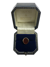 1970 Carnelian Ring 9ct Gold Vintage Carnelian Signet Ring Vintage Ring - Size P