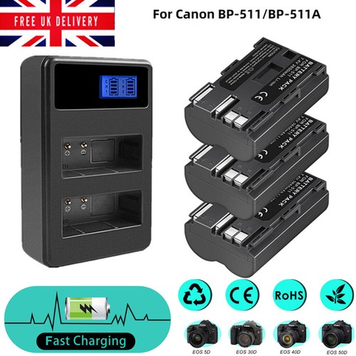 For canon 511 - bp-511, battery