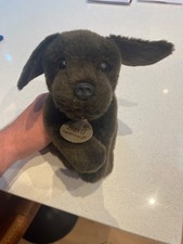 basil black labrador dog keel toys rare