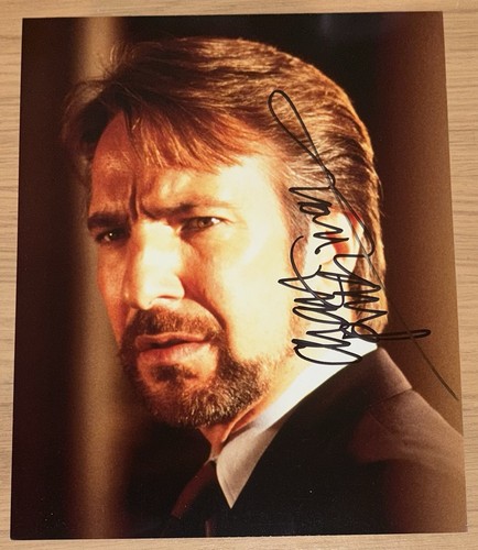 Alan rickman signed - photo, with
