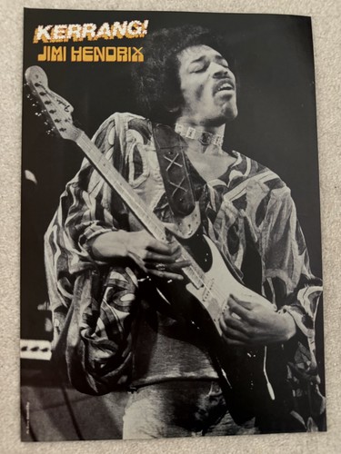 Jimi hendrix kerrang poster - jimi,