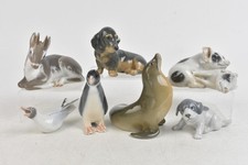 Royal Copenhagen Animal Figurines Bundle x7 Ornaments Collectors Porcelain