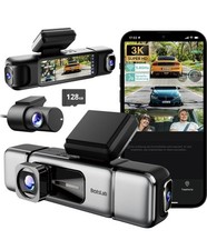 BOTSLAB 3K 4 Channel Dash Cam, 3K Front and 1080p*3 CarCamera Left Right 560°