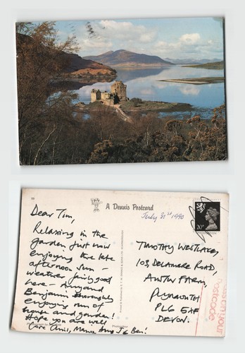 Postcard eilean donan - postcard,