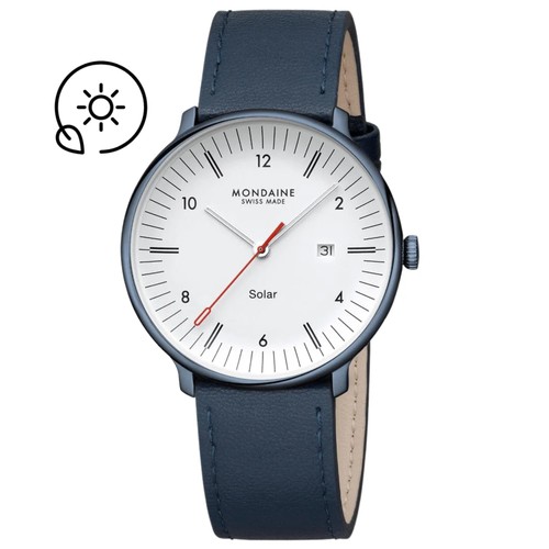 Mondaine doppio solar white - doppio,