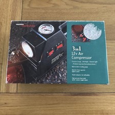 Woolworths Workshop 3 In 1 12v Air Compressor Car Tyre Inflator Air Pump