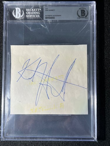 Signed autographed metallica - signed,