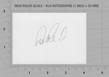 Peter Reid Hand Signed Card