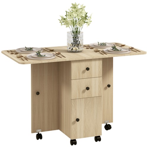 Homcom folding dining table - dining,