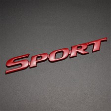 Sport Logo Badge Emblem Red 3D
