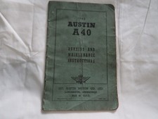 Austin A40 running and