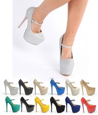 Womens Stiletto Platform High