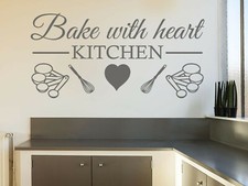 Wall quote bake with - "bake,