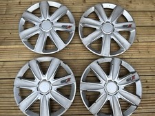 Set GTX 15” Wheel Trims Hub Caps x4 Universal  zafira astra Corsa combo van 