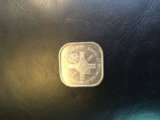 1781 - 1981 £1 One Pound Jersey Bi Centenary of the Battle of Jersey Square Coin