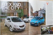 Original 2010 AUTOCAR VAUXHALL MERIVA v RENAULT SCENIC v CITROEN C3 Group Test