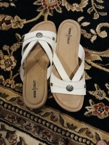 Minnetonka womens siesta white - womens,