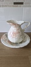 Vintage Hadida Wash Bowl, Jug