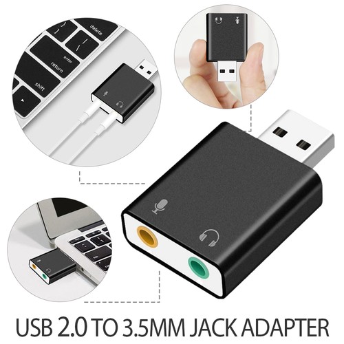 Sound card usb to - sound, 3.5mm
