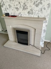 Be Modern Solid Limestone Fire Surround
