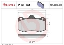 Brembo front brake - brembo, pad