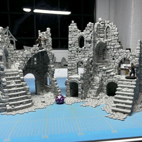 Ruined towers wargaming - ruined,