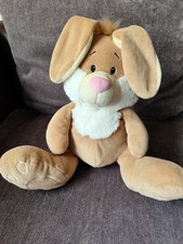 Crew Toys (Asda) Tan &White Bunny Rabbit Soft Toy Approx 10″ Very Good Condition