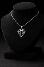 Angel Wings Necklace Solid