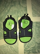 OP Sandals TODDLER BABY Gray/Black/Green SANDALS SIZE 3 Vacation Beach