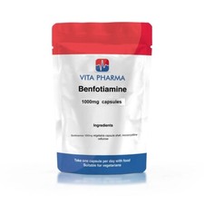 BENFOTIAMINE 1000mg capsules BLOOD SUGAR, DIGESTION, ANTIOXIDANT VITAPHARMA