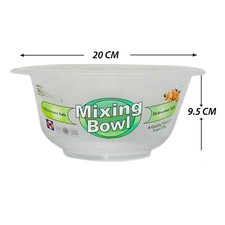 Plastic Mixing Bowl Set Clear