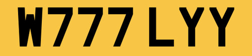 Wily william number - number, plate